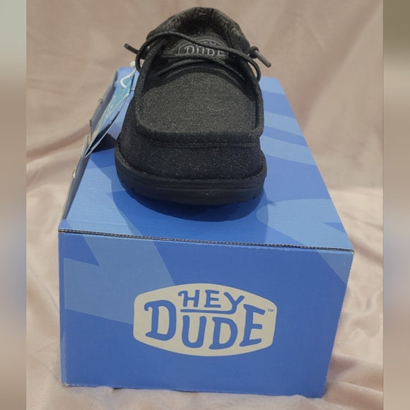Hey Dude Men's Black Loafers - Picture 3 of 5